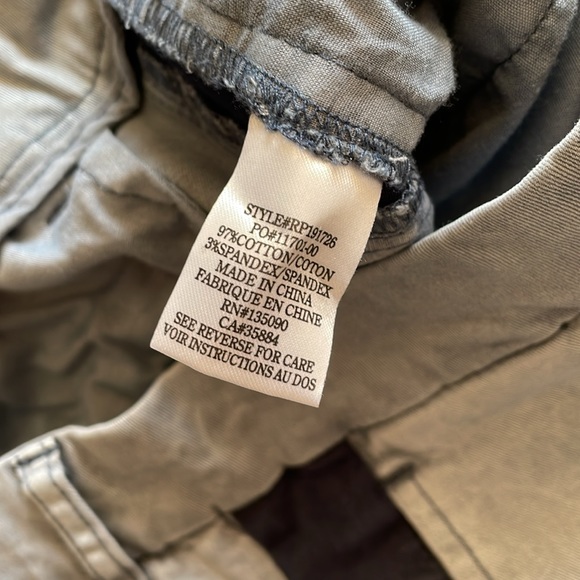 Rag Poets crop ankle raw hem folded cuff pants size 27 - Picture 5 of 10